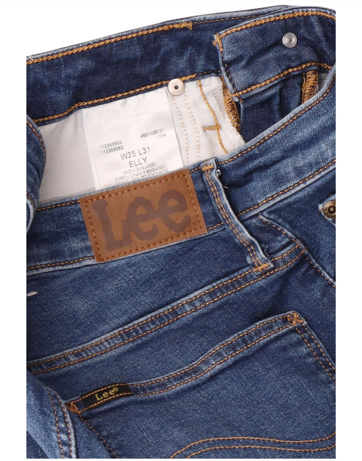 Damskie jeansy Lee Elly Slim W25 L28 Niebieskie bawełniane