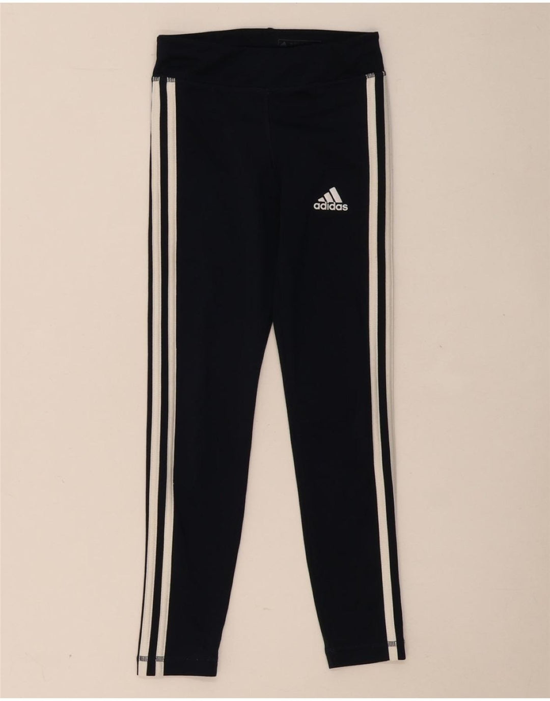 Legginsy ADIDAS Climalite dziewczęce 9-10 lat, granatowe, poliestrowe
