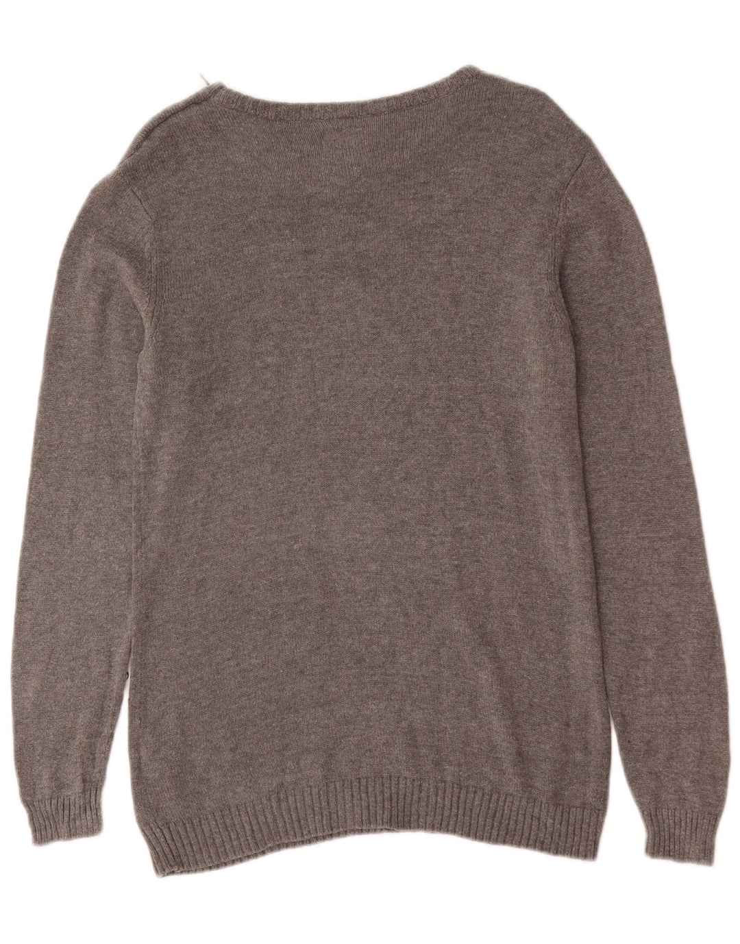 Guess Męski sweter z dekoltem w łódkę, mały, szary, bawełniany