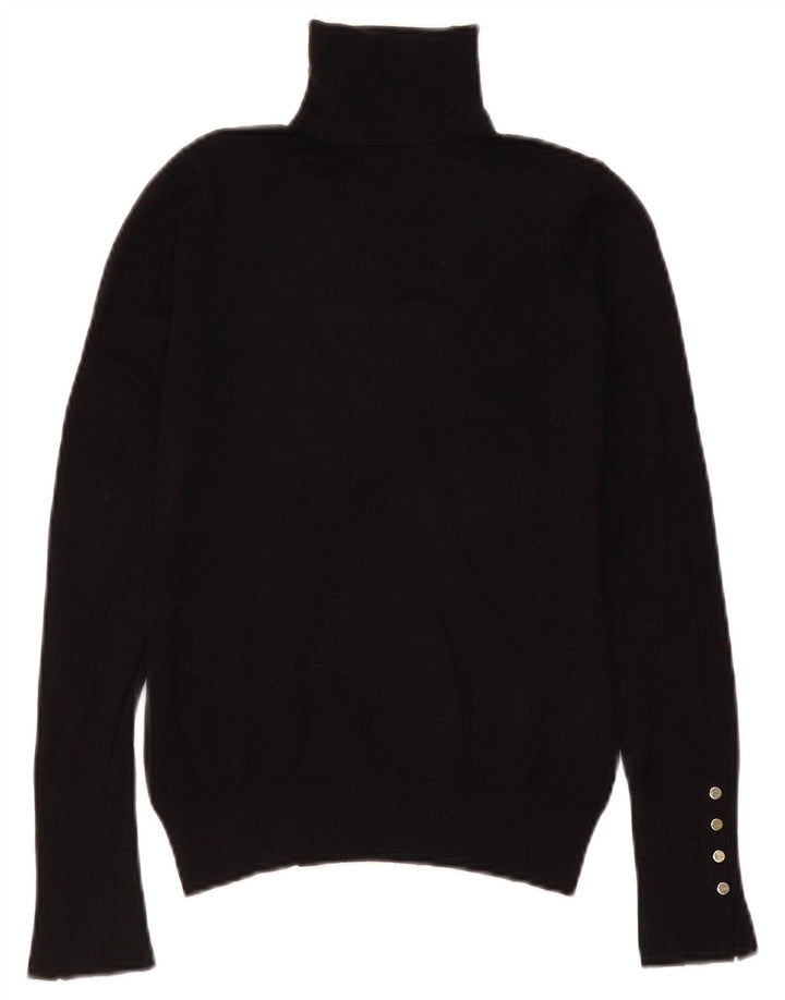 Sweter damski Zara z golfem UK 10, mały, czarny