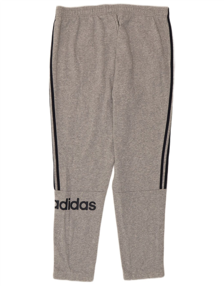 Męskie spodnie dresowe Adidas Graphic XL, szare, bawełniane