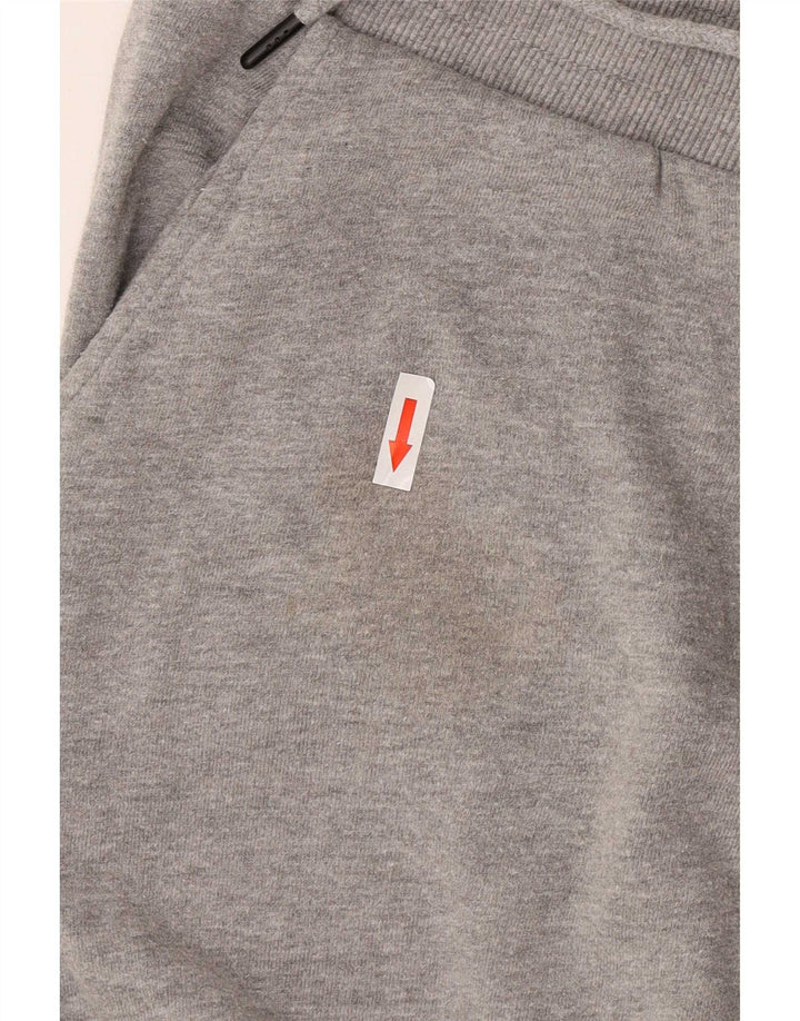 Męskie spodnie dresowe Jack & Jones Joggersy Średnioszare, bawełniane w cętki