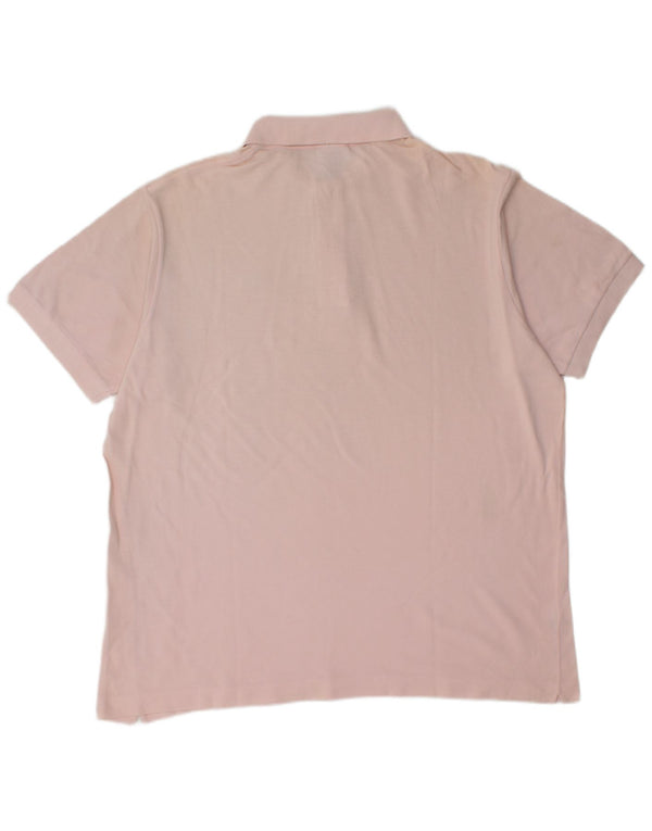 Męska koszulka polo Lacoste, rozmiar 6, XL, różowa, bawełniana