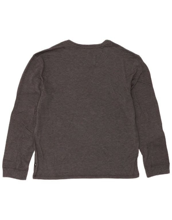 Męski top z długim rękawem Ted Baker, średnioszary, modal