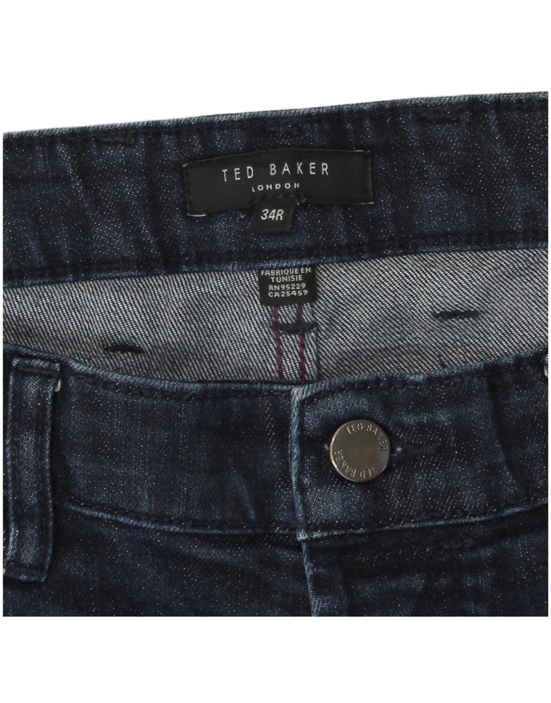 Jeansy męskie Ted Baker W34 L32 Granatowe, bawełniane
