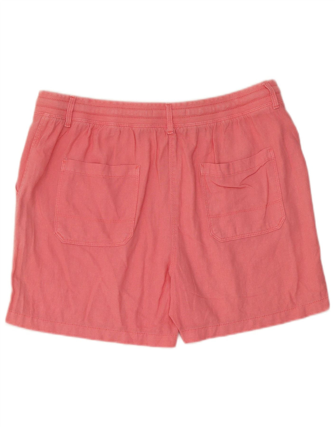 Marks & Spencer Szorty damskie UK 14 duże W34 różowe lniane