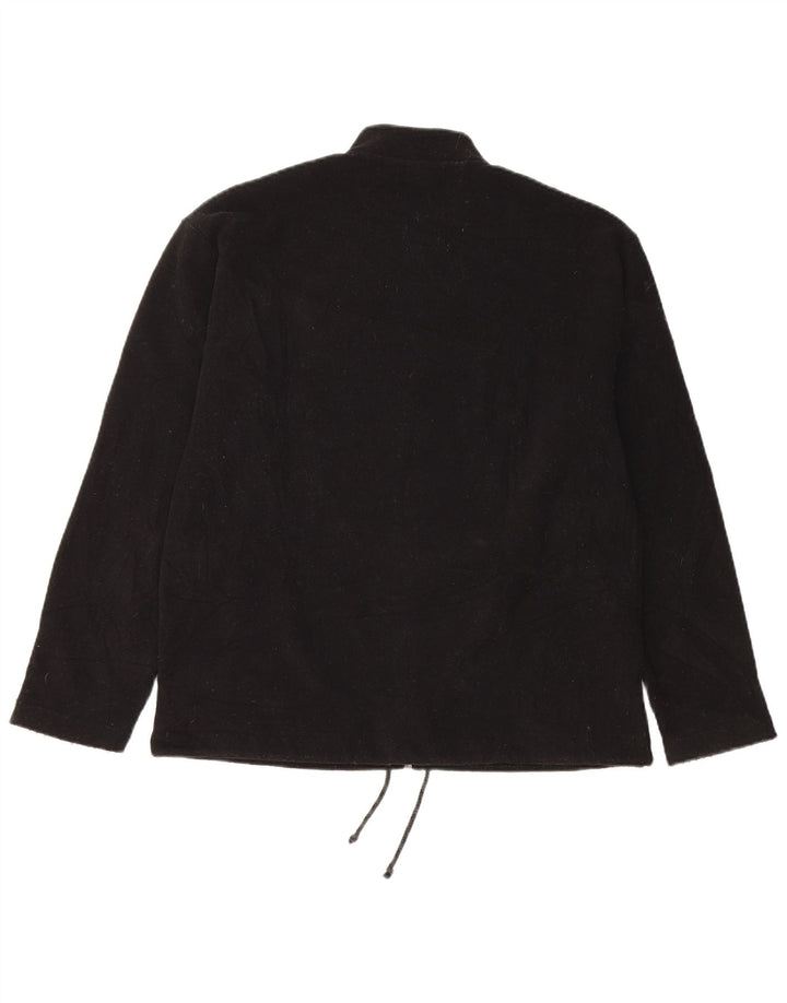 Damska kurtka polarowa Fila UK 16, duża, czarna, poliester