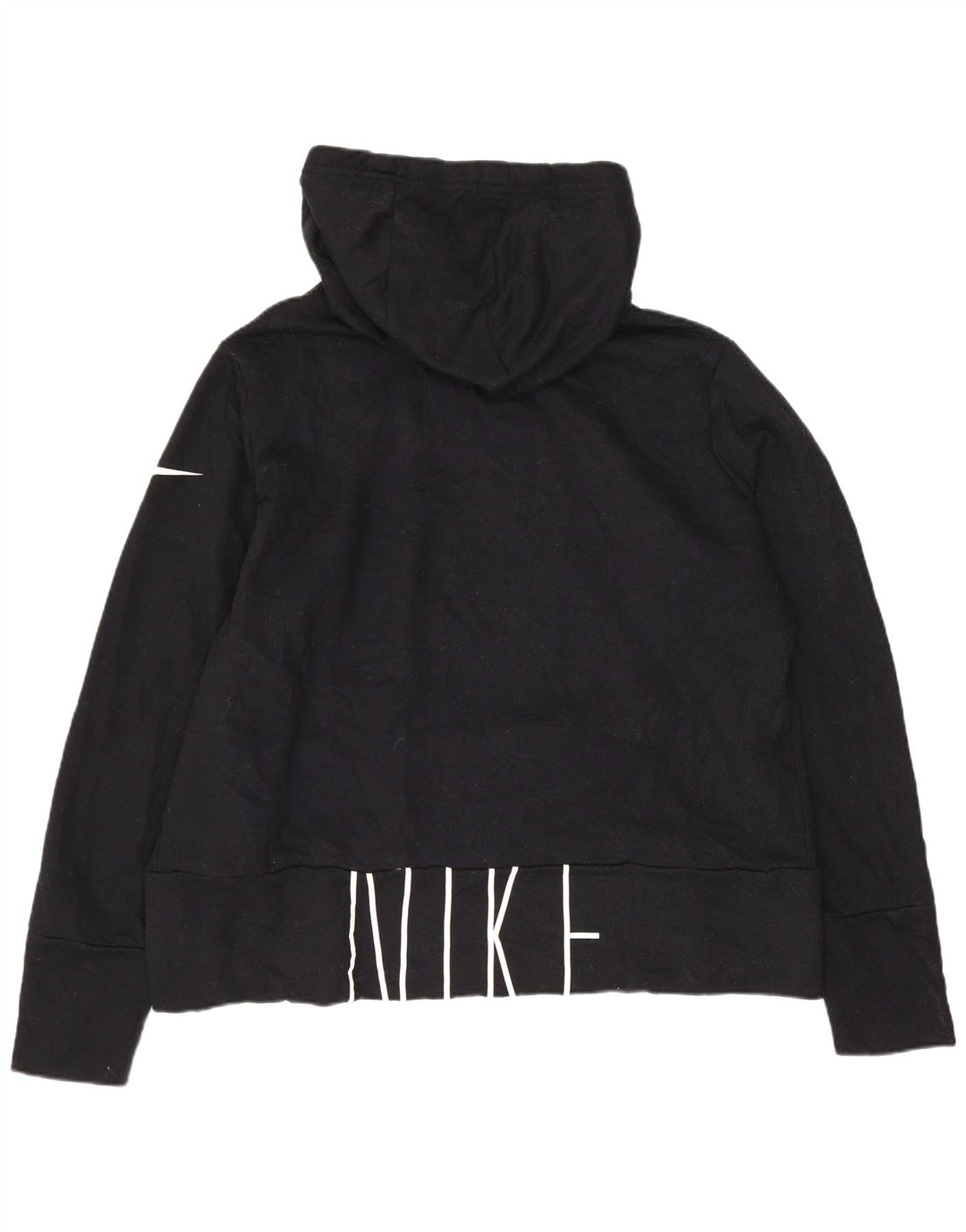 Damski sweter z kapturem Nike Graphic Oversize UK 18 XL, czarny poliester