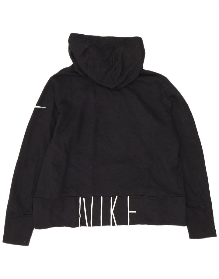 Damski sweter z kapturem Nike Graphic Oversize UK 18 XL, czarny poliester