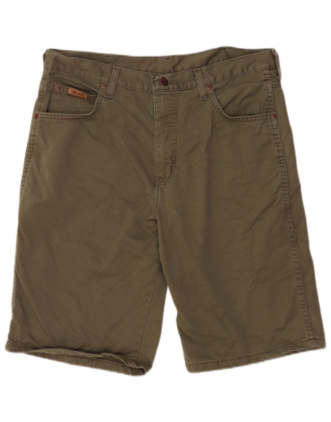 Męskie spodenki codzienne WRANGLER Hawaii W34, duże, bawełniane w kolorze khaki