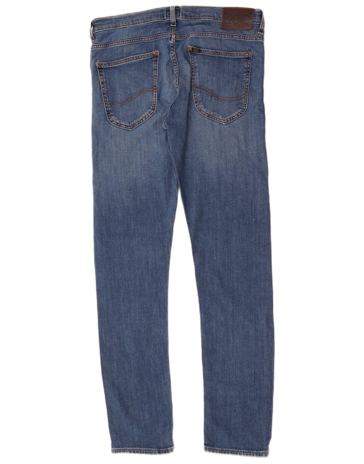 Lee Męskie Luke Slim Jeans W32 L34 Niebieskie bawełniane