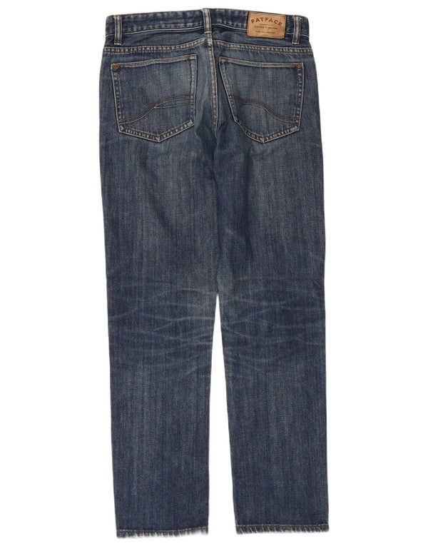 Damskie jeansy slim fit FAT FACE W30 L29 Niebieskie bawełniane