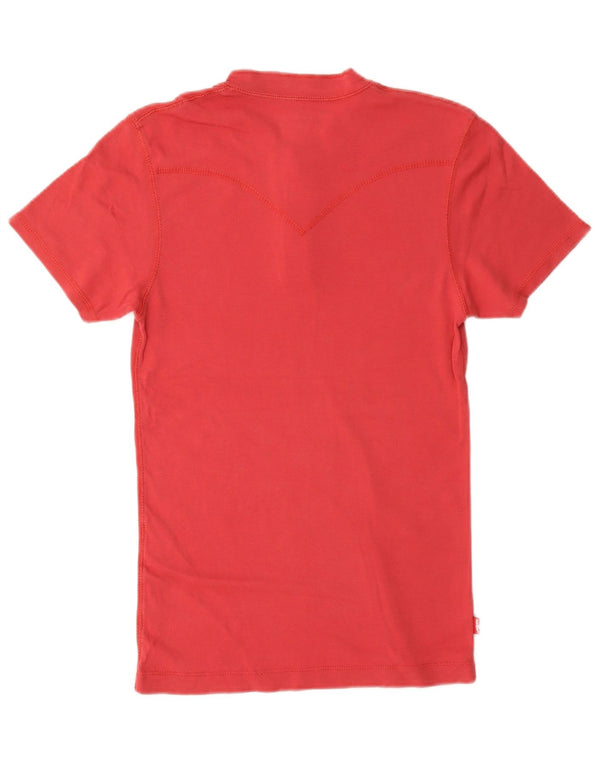 Męski t-shirt Levi's Top, mały, czerwony