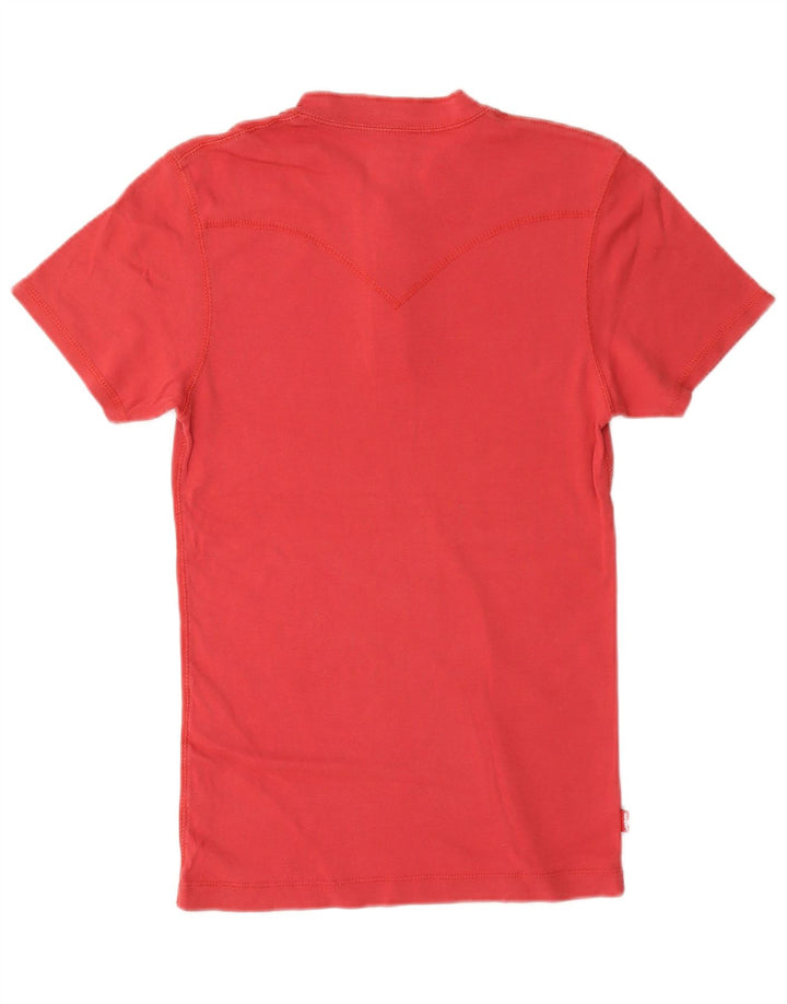 Męski t-shirt Levi's Top, mały, czerwony