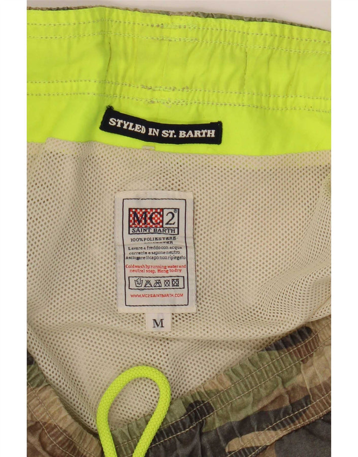 Męskie spodenki kąpielowe MC2 SAINT BARTH, średni khaki, poliester