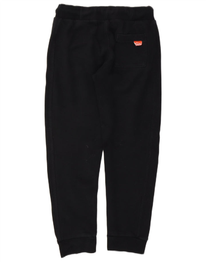 Damskie spodnie dresowe Superdry Joggers UK 14, średnia czarna bawełna