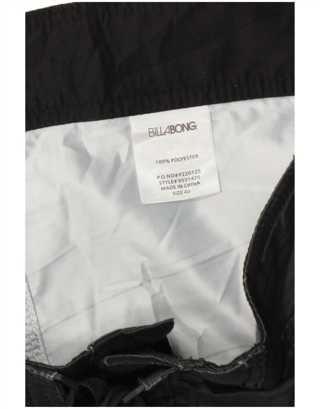 Męskie spodenki kąpielowe Billabong XL, poliester w czarną kratkę