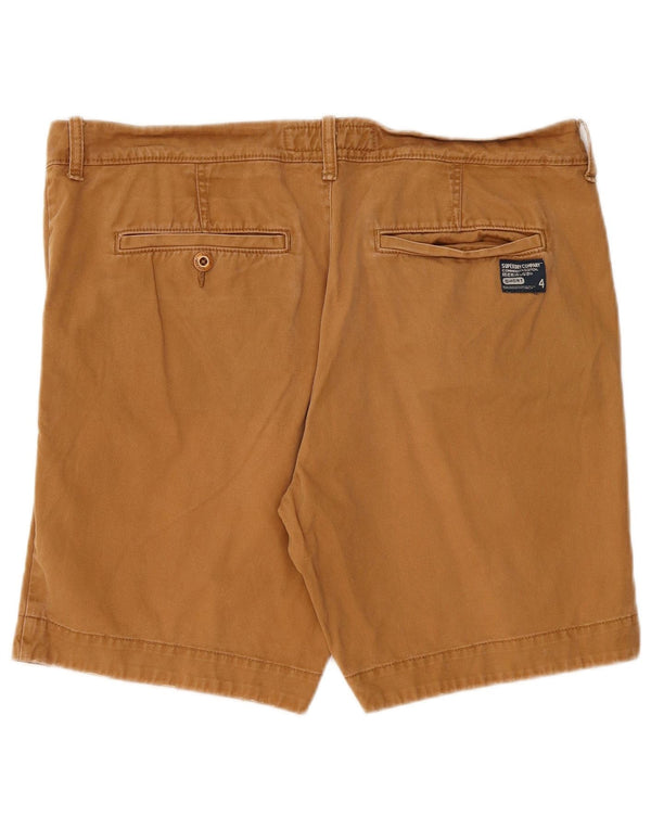 SUPERDRY Męskie spodenki Chino 2XL W42 Beżowa bawełna