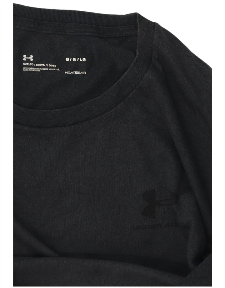 Męski T-shirt UNDER ARMOUR Heat Gear, duży, szary