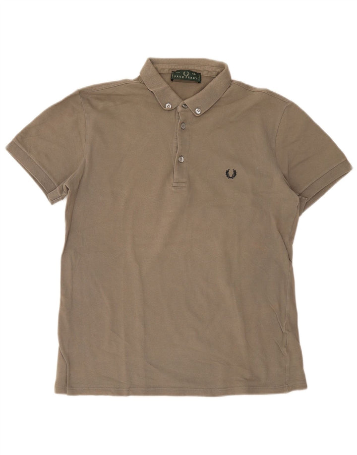 Męska koszulka polo Fred Perry XL, szara, bawełniana