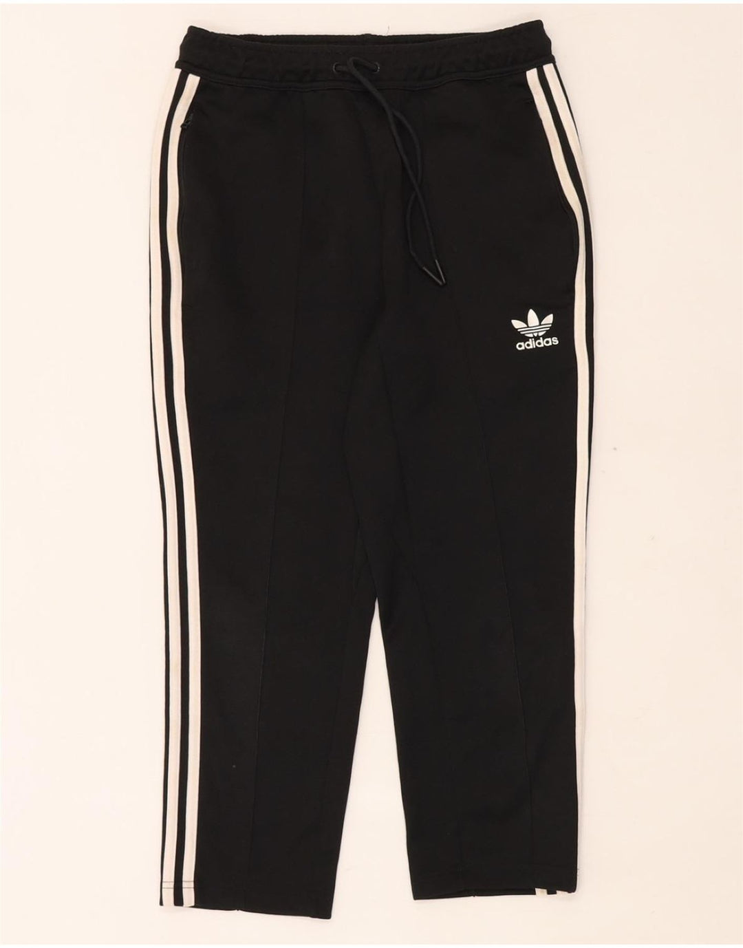 Damskie spodnie dresowe ADIDAS UK 6 XS, czarny poliester