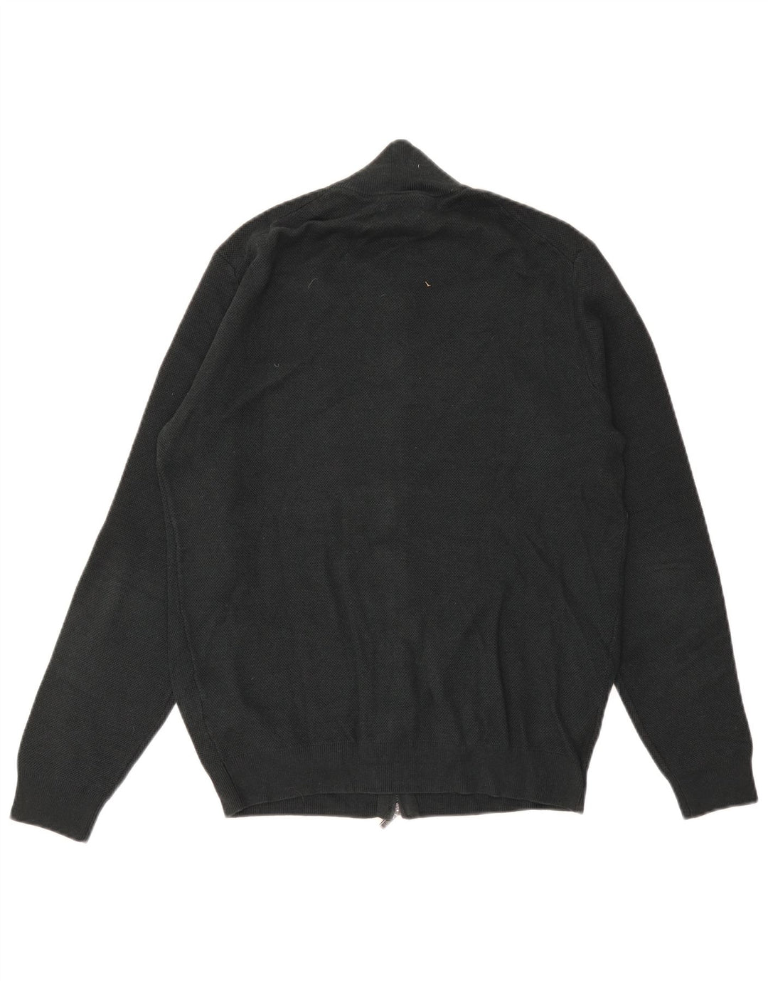 Męski sweter rozpinany Massimo Dutti w kolorze średniej zielonej bawełny