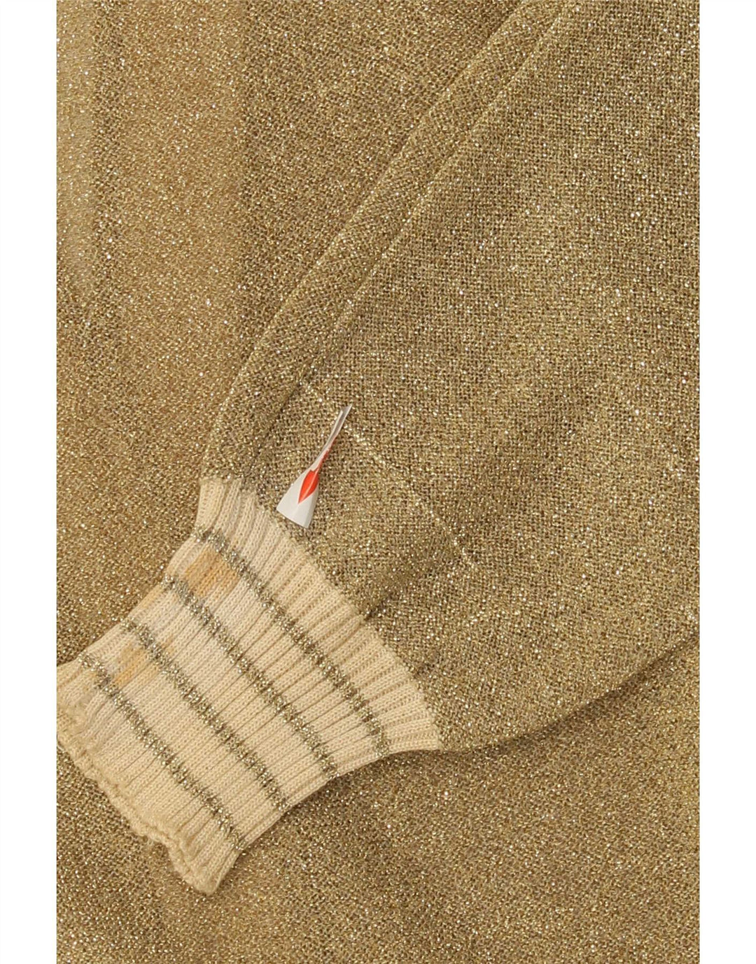 Sweter damski La Perla, UK 12, średni, złoty, nakrapiany