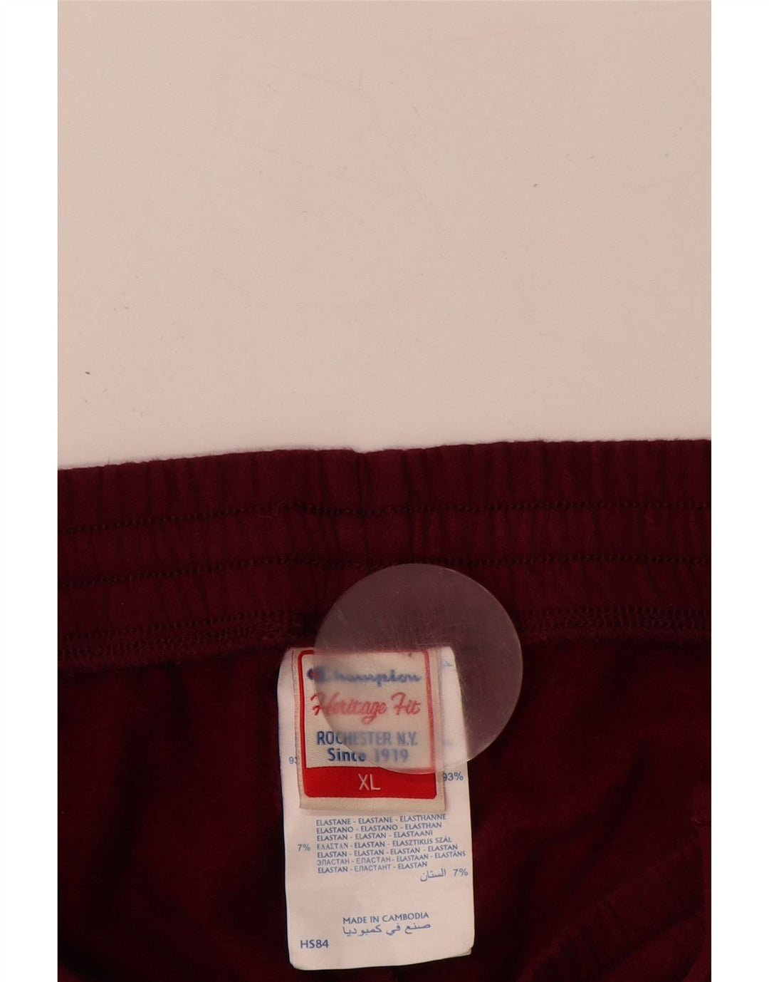 Damskie spodnie dresowe CHAMPION Heritage Fit Joggers UK 18 XL Bordowe