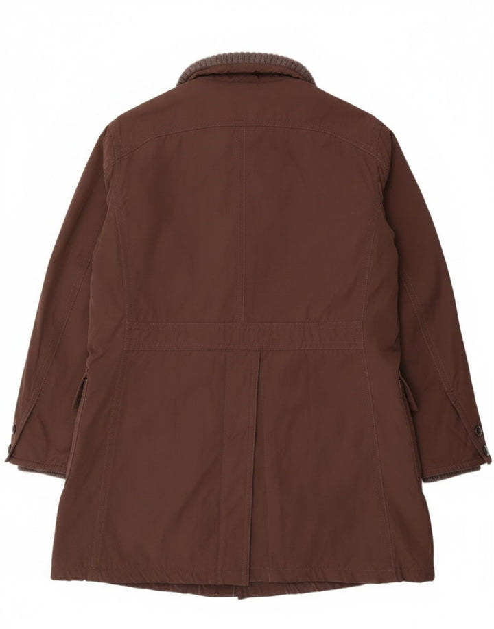 Płaszcz męski Marlboro Classics EU 56 3XL, brązowy poliester