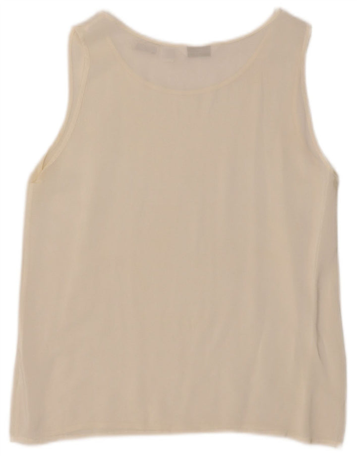 Damska bluzka bez rękawów Saint George Top UK 12 Medium Off White