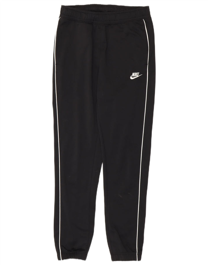 Męskie spodnie dresowe Nike, małe, czarne, poliestrowe