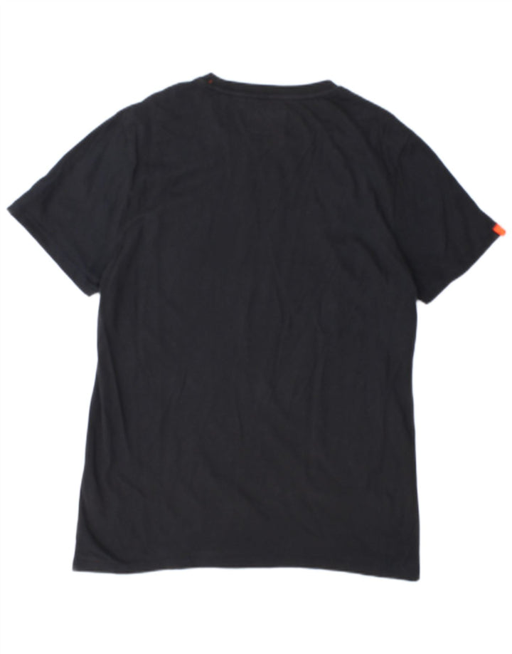 T-shirt męski Superdry XL, czarny, bawełniany