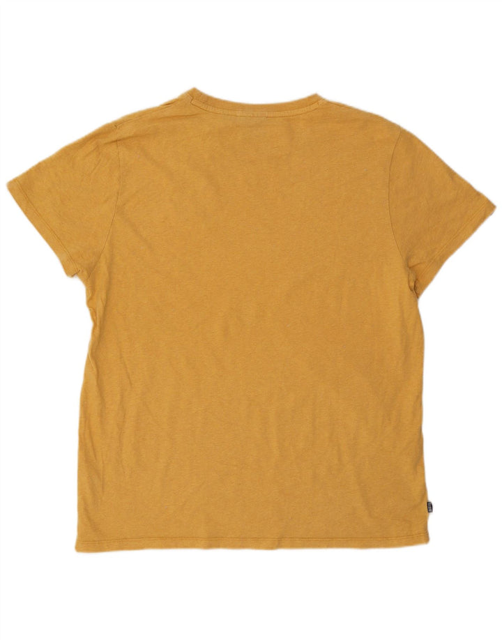 T-shirt męski Superdry, 3XL, żółty, bawełniany