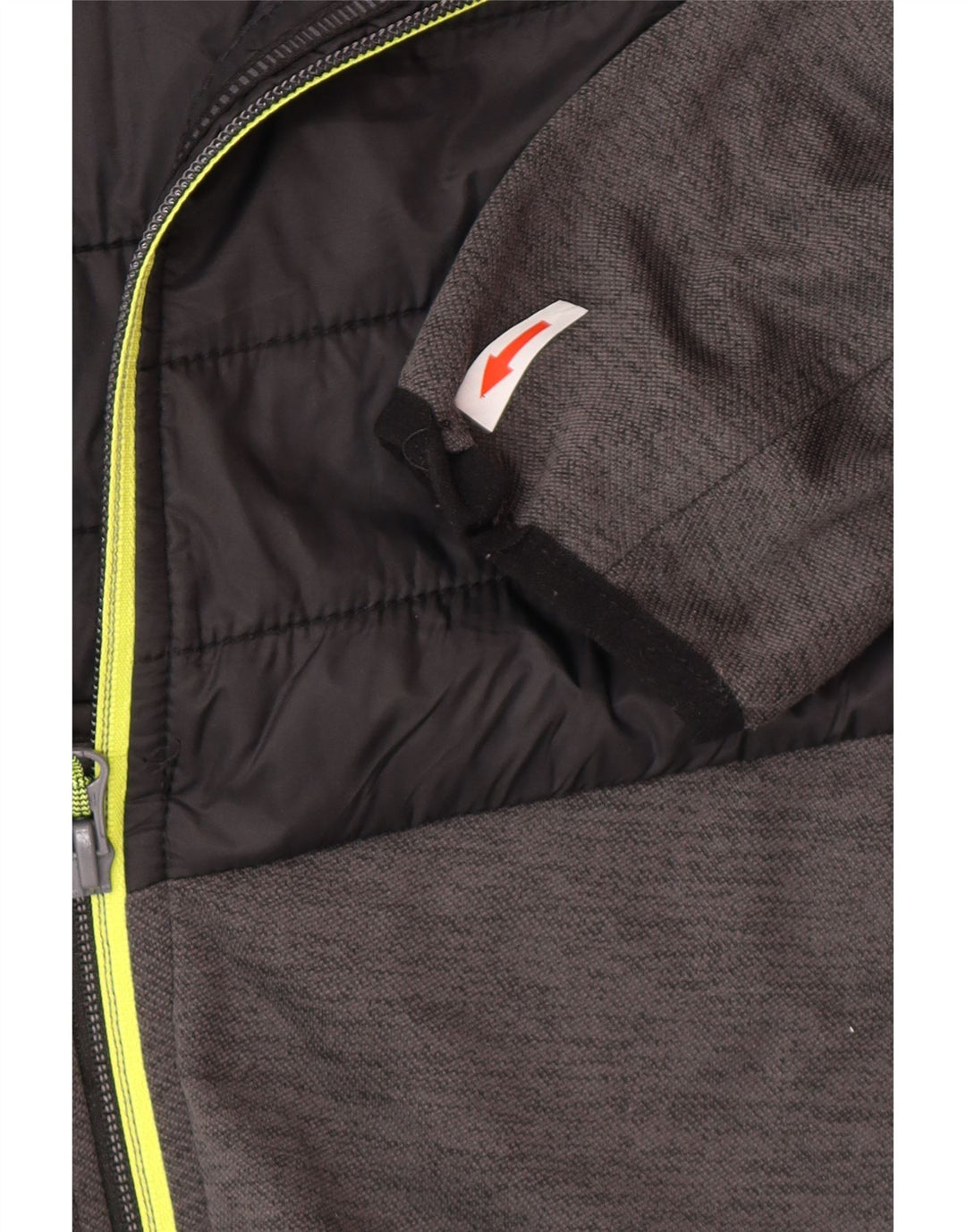 Męska kurtka dresowa z kapturem i kapturem McKinley UK 38, mała, szara, z blokami kolorów