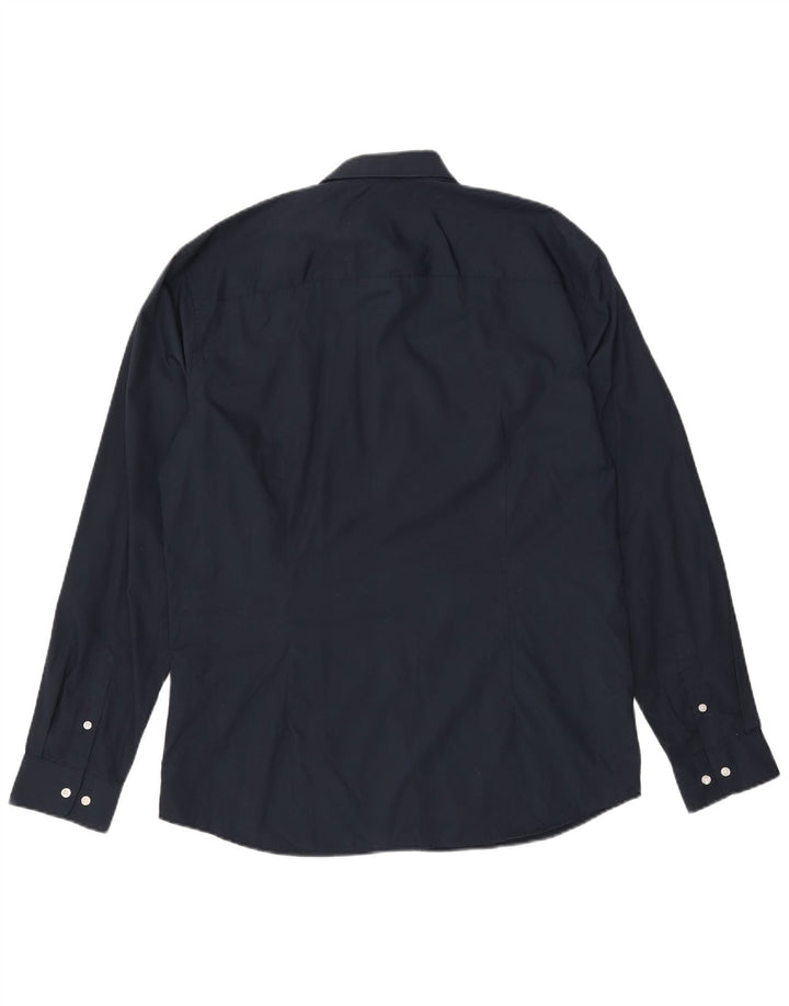 Koszula męska JACK & JONES XL, granatowa, poliestrowa