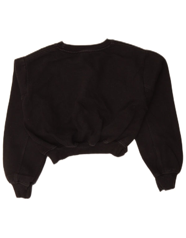 Bluza damska Zara Crop Jumper UK 10 Small Black
