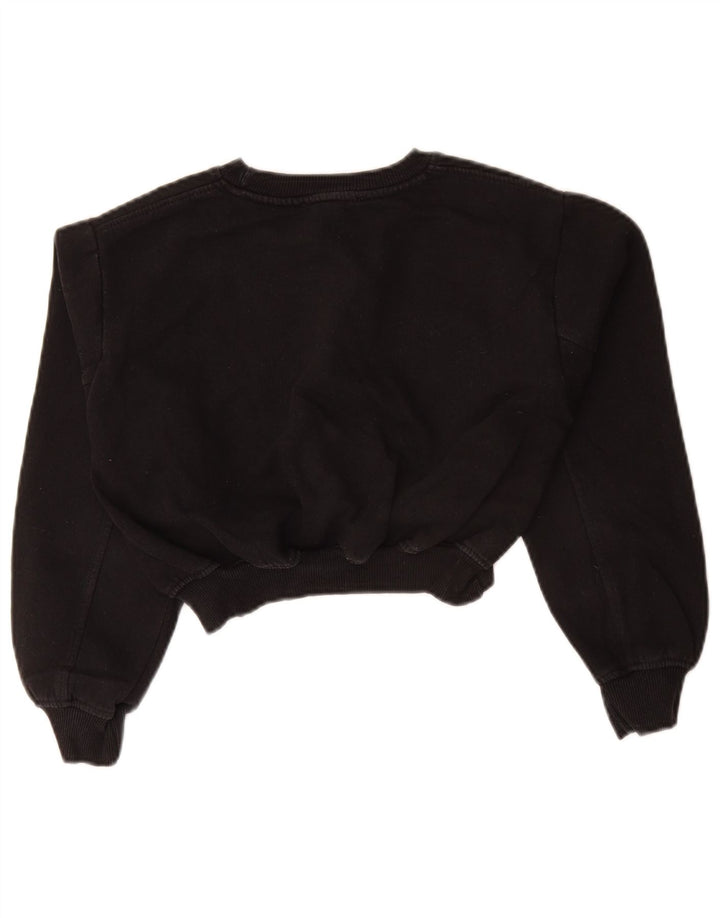 Bluza damska Zara Crop Jumper UK 10 Small Black
