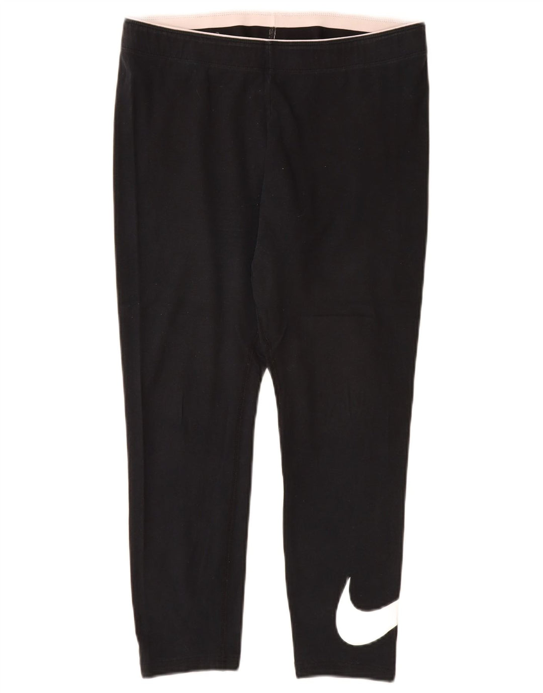 Damskie legginsy Nike Graphic UK 16, duże, czarne, bawełniane