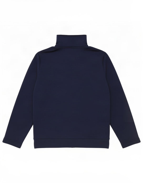 Nike Boys Tracksuit Top Jacket 10-11 Years Medium Navy Blue Colourblock