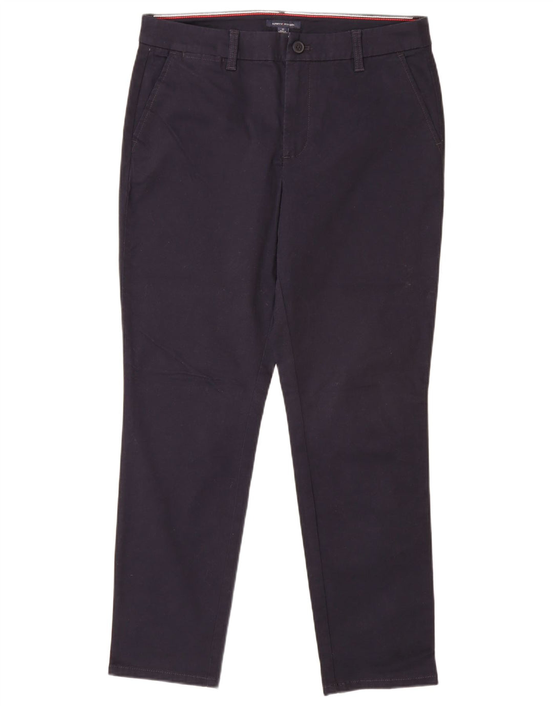 Spodnie damskie TOMMY HILFIGER Slim Chino US 10 Large W32 L29 Granatowe