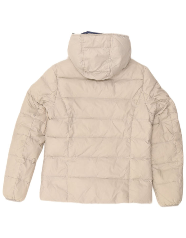 Damska wyściełana kurtka z kapturem Best Company UK 14 Średni biały nylon