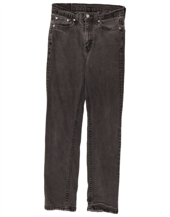 Męskie dżinsy Levi's 514 Straight W30 L32 Szara bawełna