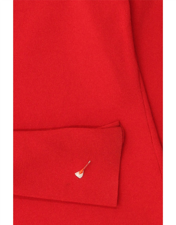 AUSTRALIAN L'ALPINA Womens Cardigan Sweater IT 44 Medium Red Viscose Vintage AUSTRALIAN L'ALPINA and Second-Hand AUSTRALIAN L'ALPINA from Messina Hembry 