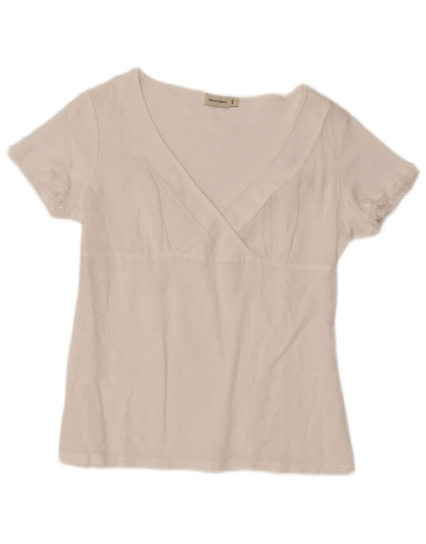 T-shirt damski Henry Cottons Top IT 46, duży, biały
