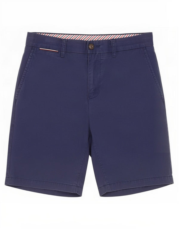 Męskie spodenki Chino Tommy Hilfiger Medium W30 Granatowa bawełna