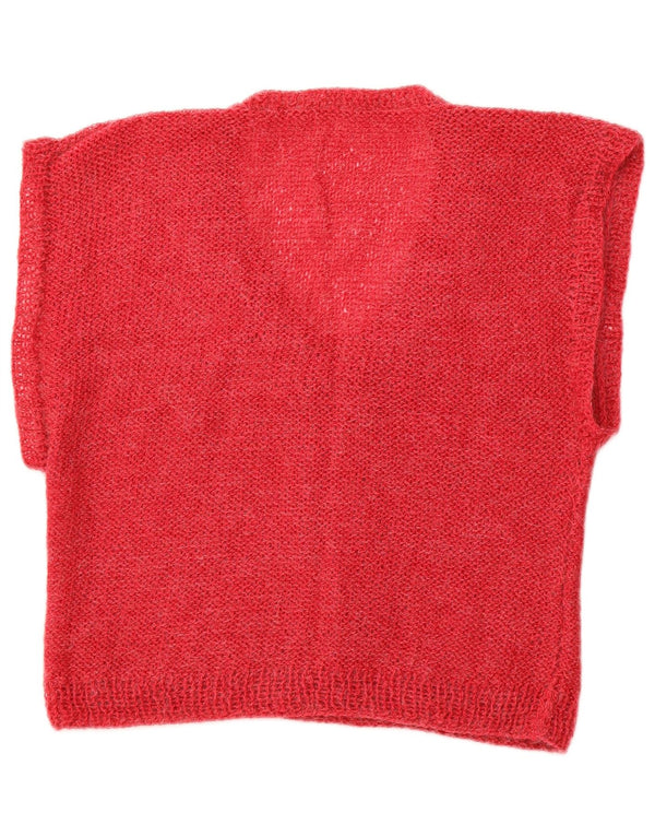 Damski podkoszulek VINTAGE z krótkim rękawem UK 14, średni róż