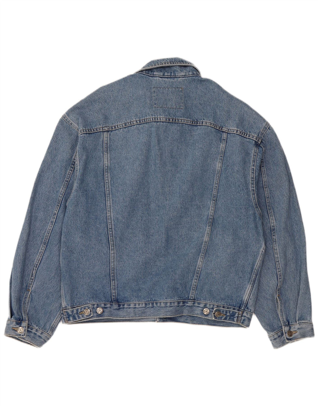 Męska kurtka dżinsowa Henry I Siegel H.I.S. UK 40, duża niebieska bawełna