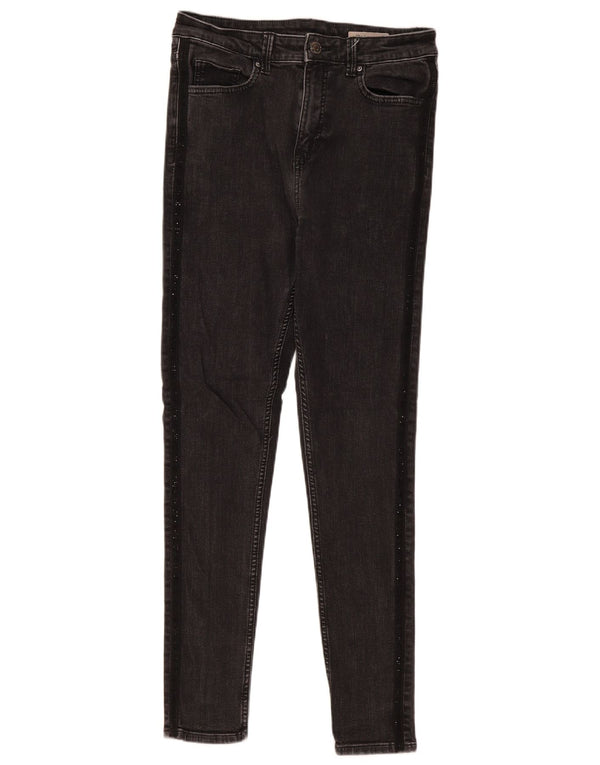 Marks & Spencer Damskie The Ivy Skinny Jeans UK 12 Medium W30 L30 Czarne