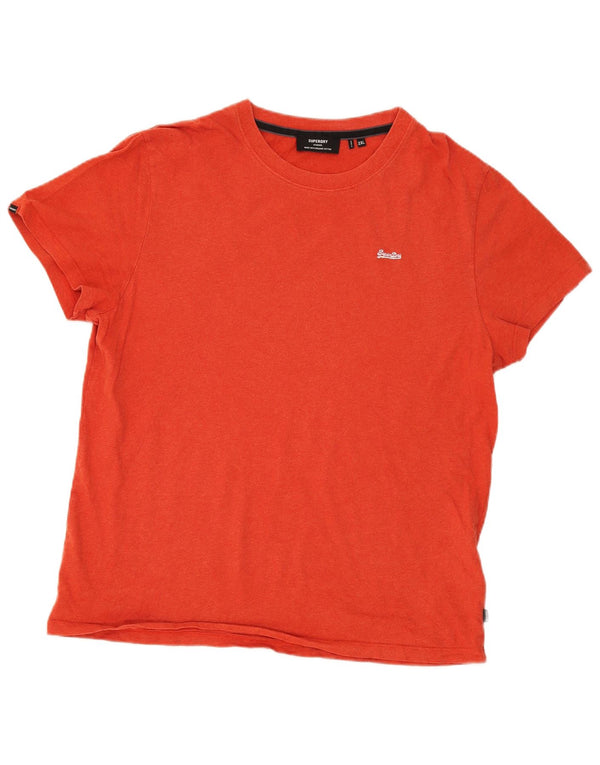 T-shirt męski Superdry Top 2XL, czerwony, bawełniany