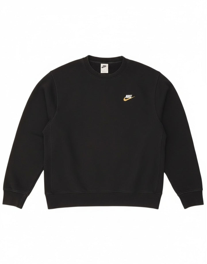 Męska bluza dresowa Nike, mała, czarna, bawełniana